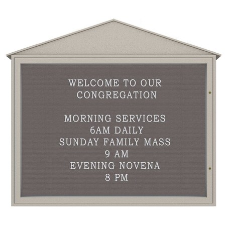 United Visual Products Indoor Enclosed Combo Board, 72"x36", Bronze Frame/Burgundy & Pearl UVCB7236BZ-BURGUN-PEARL